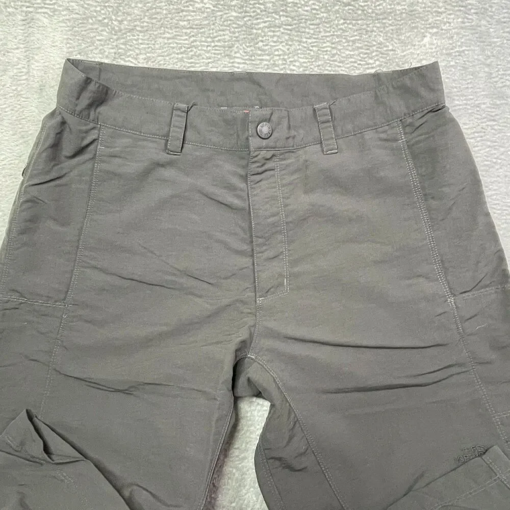The North Face Nylon‎ Hiking Travel Pants Mens Sz 34 Gray Outdoor Gorpcore